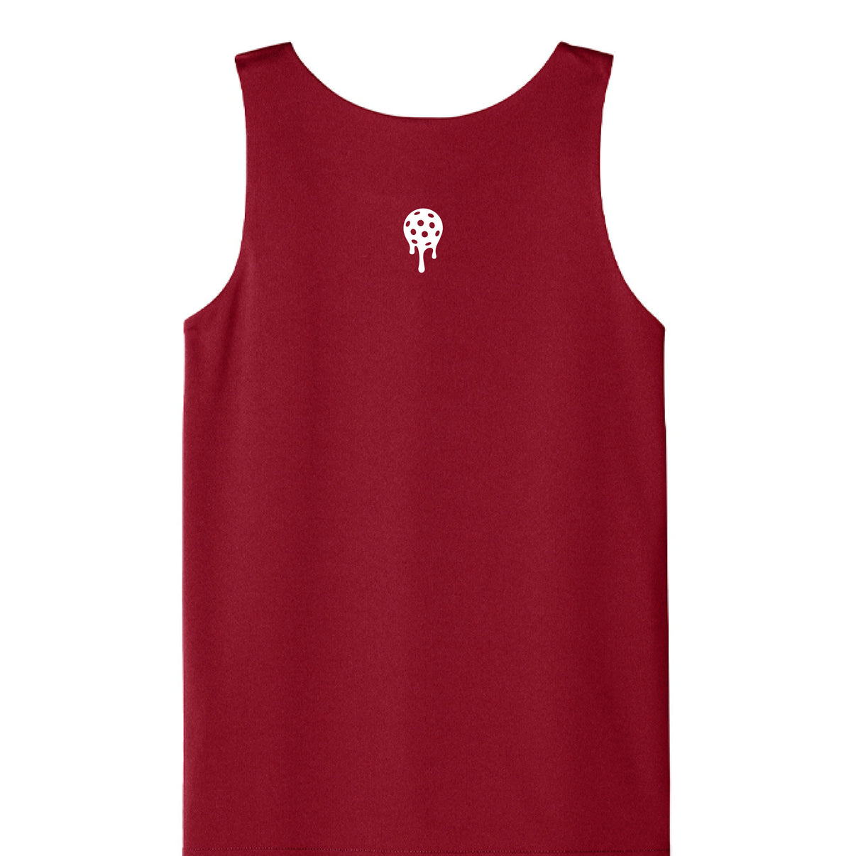 Deep Red/ White - BACK