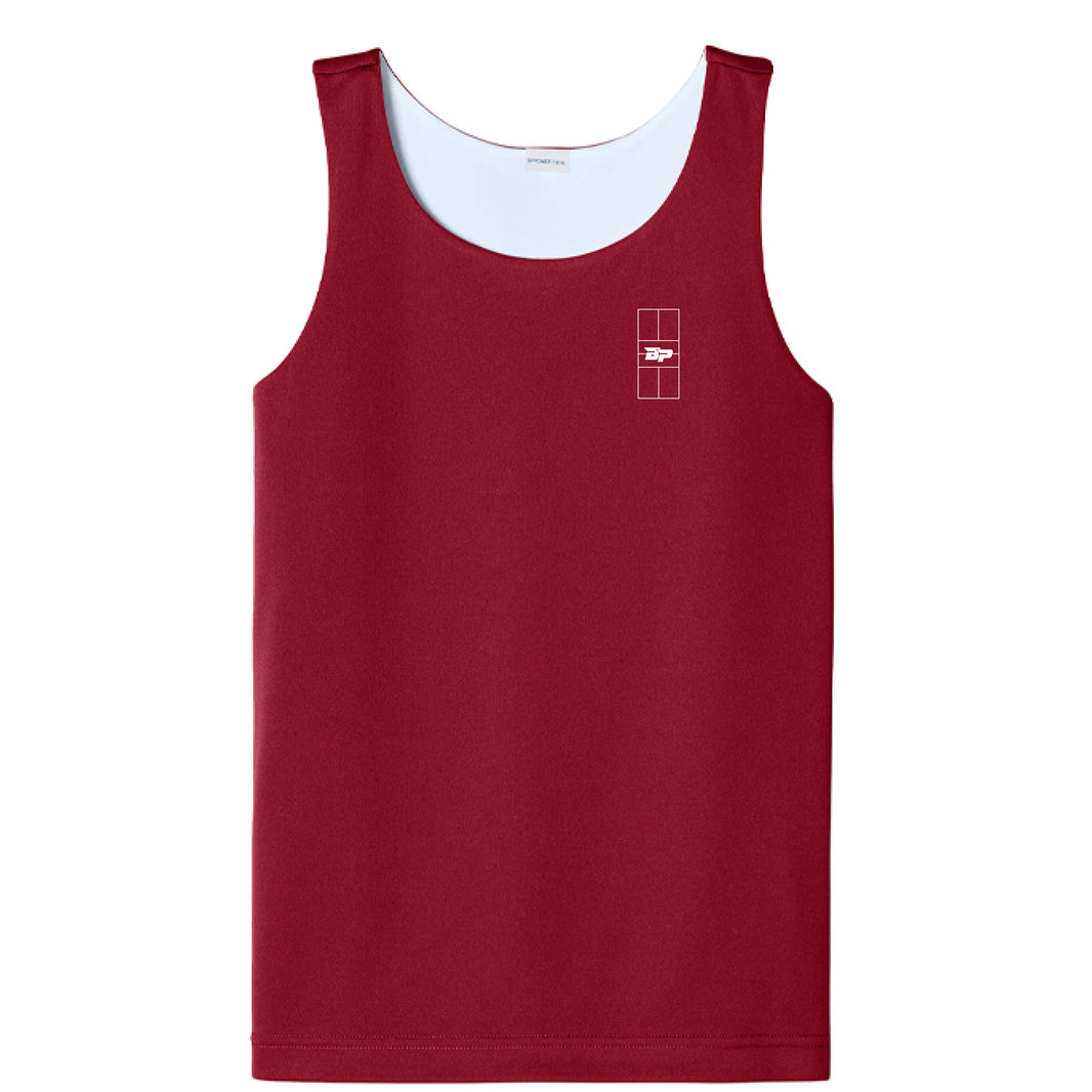 Deep Red/ White - FRONT