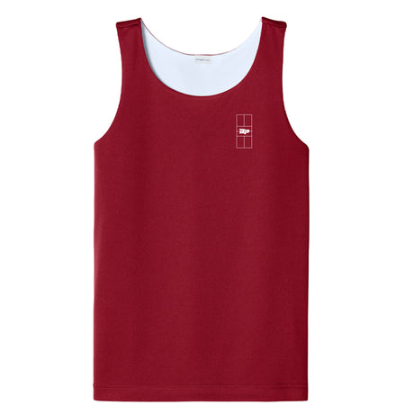 Deep Red/ White - FRONT